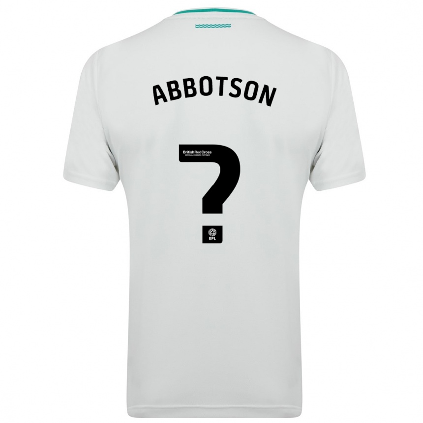 Niño Fútbol Camiseta Oscar Abbotson #0 Blanco 2ª Equipación 2023/24 México