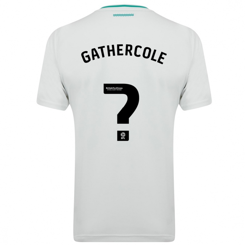 Niño Fútbol Camiseta Harry Gathercole #0 Blanco 2ª Equipación 2023/24 México