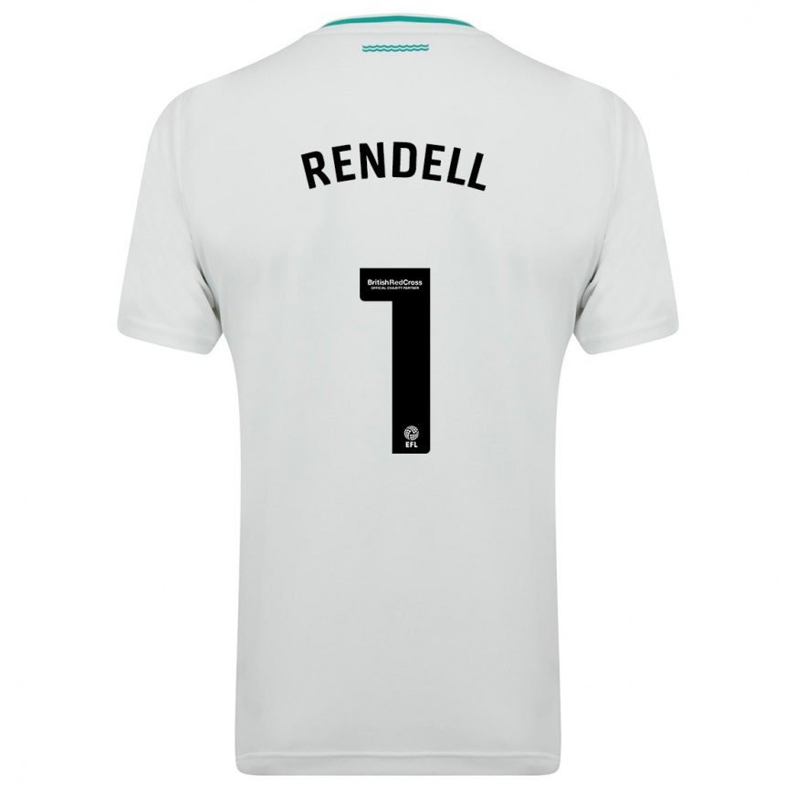 Niño Fútbol Camiseta Kayla Rendell #1 Blanco 2ª Equipación 2023/24 México