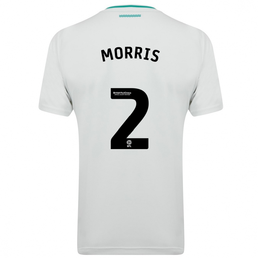 Niño Fútbol Camiseta Ella Morris #2 Blanco 2ª Equipación 2023/24 México