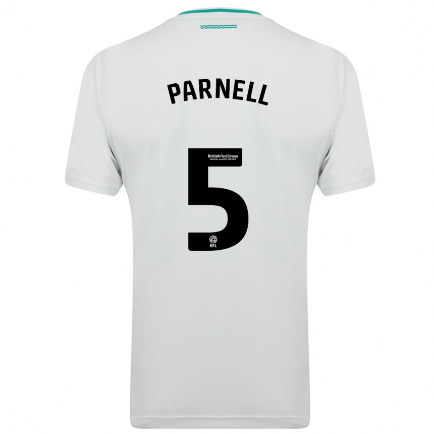 Niño Fútbol Camiseta Rosanna Parnell #5 Blanco 2ª Equipación 2023/24 México