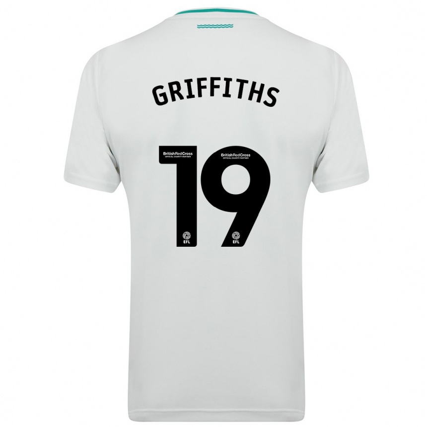 Niño Fútbol Camiseta Alice Griffiths #19 Blanco 2ª Equipación 2023/24 México