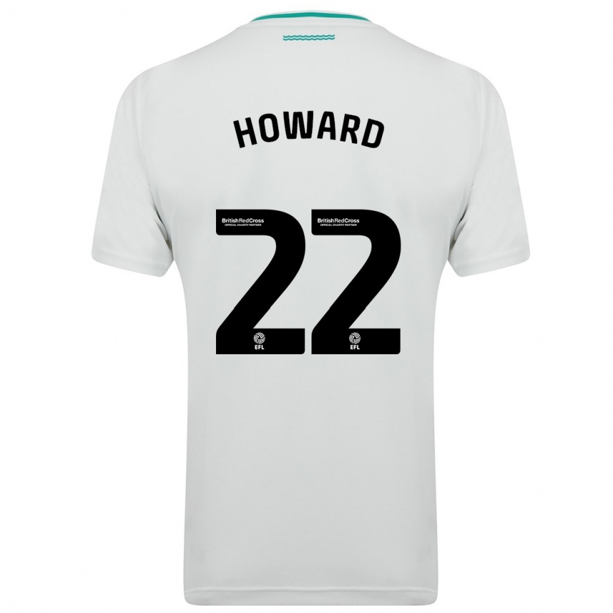 Niño Fútbol Camiseta Bethany-May Howard #22 Blanco 2ª Equipación 2023/24 México