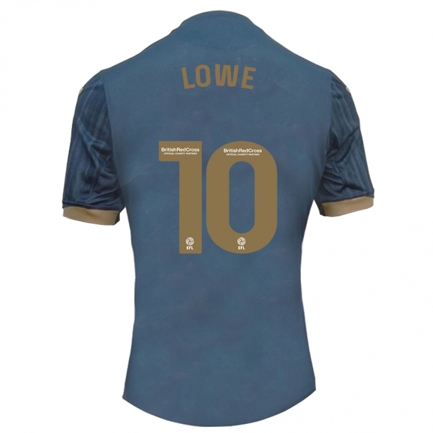 Niño Fútbol Camiseta Jamal Lowe #10 Verde Azulado Oscuro 2ª Equipación 2023/24 México