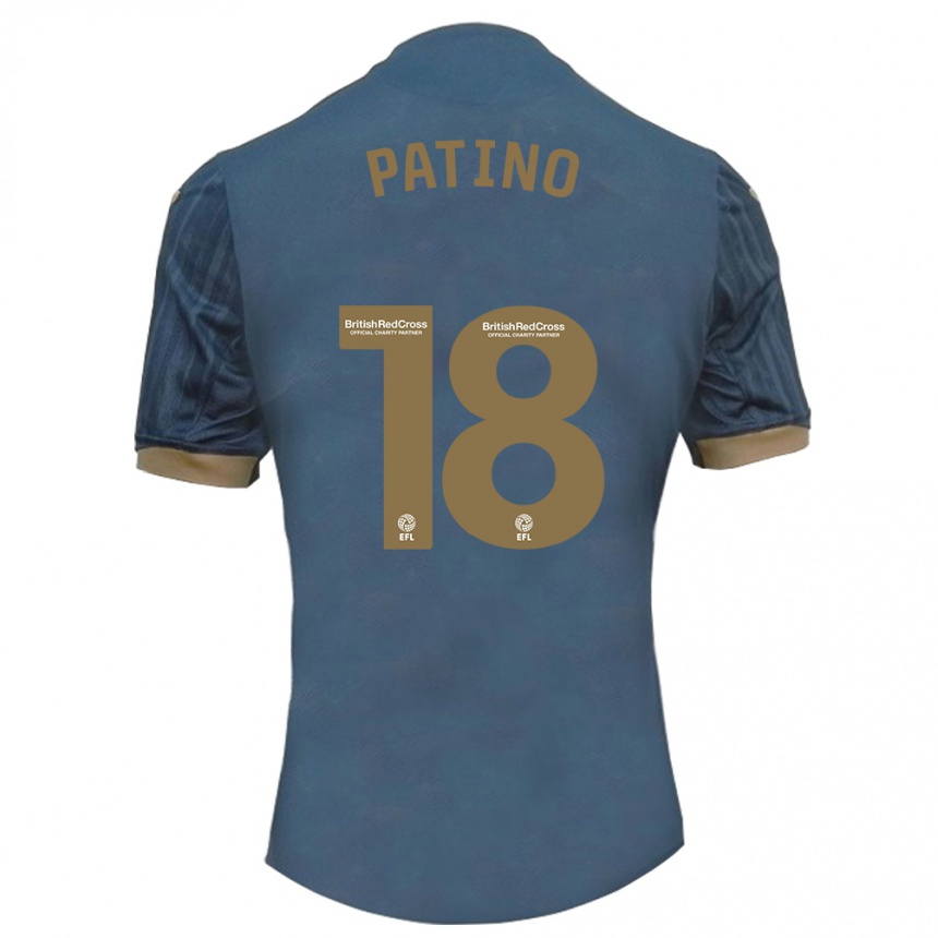 Niño Fútbol Camiseta Charlie Patino #18 Verde Azulado Oscuro 2ª Equipación 2023/24 México