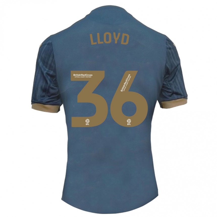 Niño Fútbol Camiseta Ben Lloyd #36 Verde Azulado Oscuro 2ª Equipación 2023/24 México