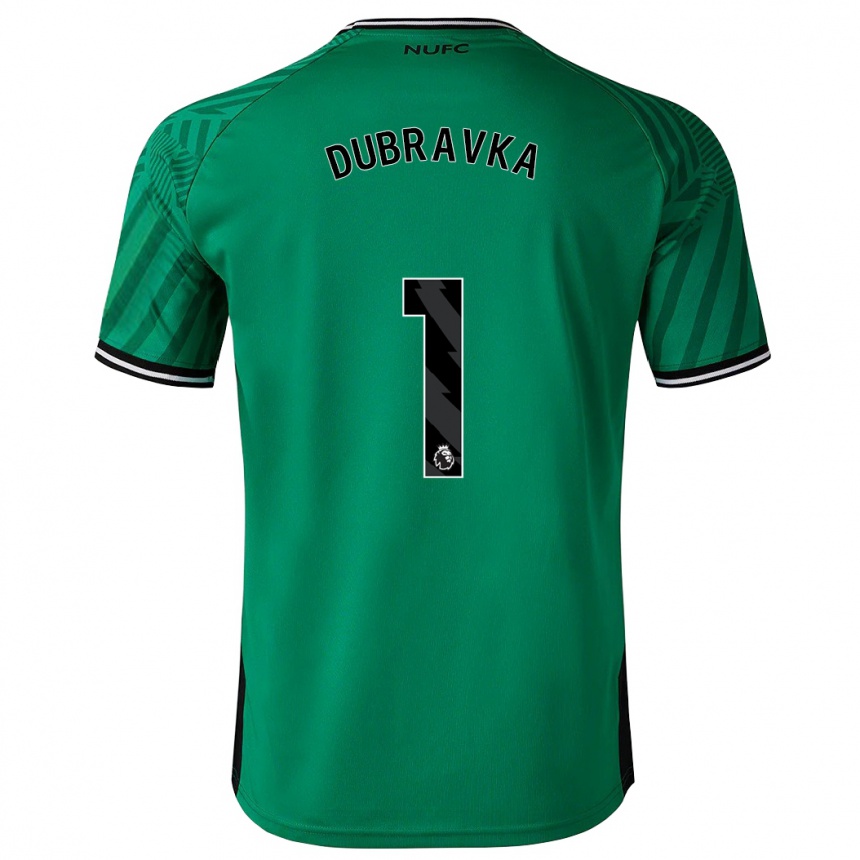 Niño Fútbol Camiseta Martin Dúbravka #1 Verde 2ª Equipación 2023/24 México