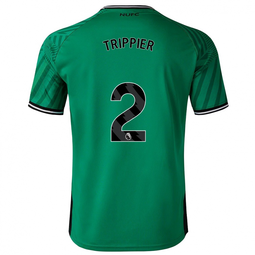 Niño Fútbol Camiseta Kieran Trippier #2 Verde 2ª Equipación 2023/24 México