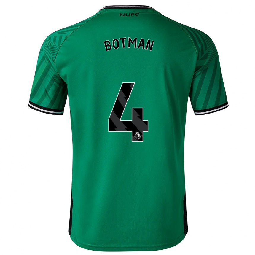 Niño Fútbol Camiseta Sven Botman #4 Verde 2ª Equipación 2023/24 México