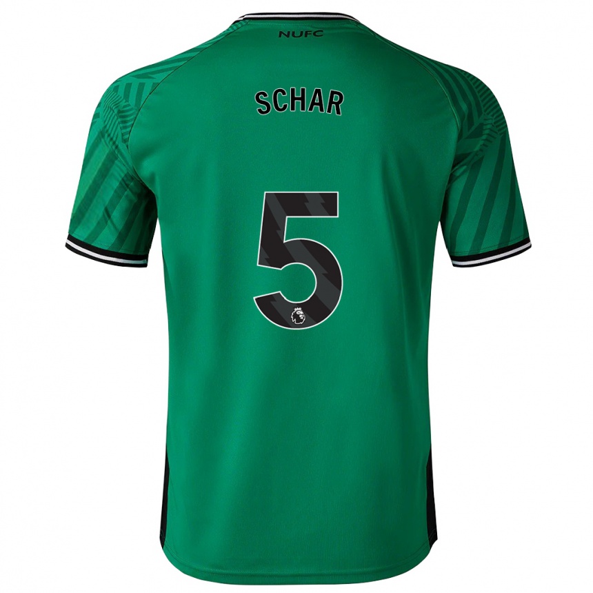 Niño Fútbol Camiseta Fabian Schär #5 Verde 2ª Equipación 2023/24 México