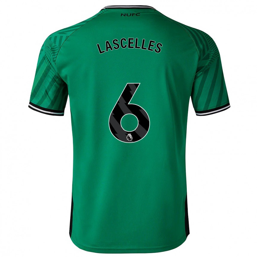 Niño Fútbol Camiseta Jamaal Lascelles #6 Verde 2ª Equipación 2023/24 México