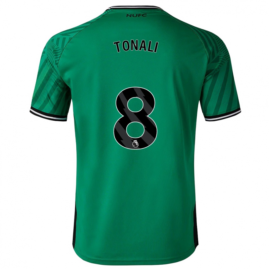Niño Fútbol Camiseta Sandro Tonali #8 Verde 2ª Equipación 2023/24 México