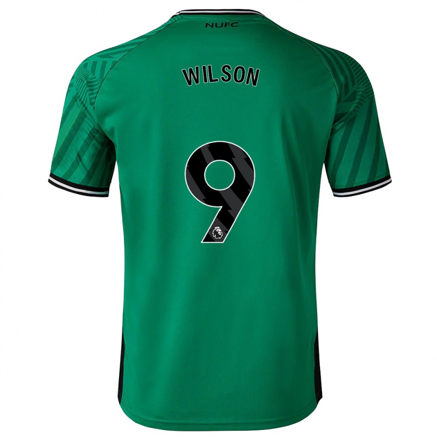 Niño Fútbol Camiseta Callum Wilson #9 Verde 2ª Equipación 2023/24 México