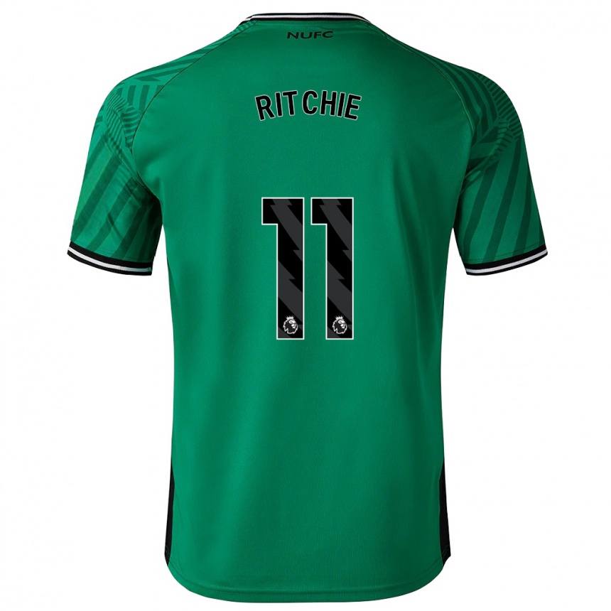 Niño Fútbol Camiseta Matt Ritchie #11 Verde 2ª Equipación 2023/24 México