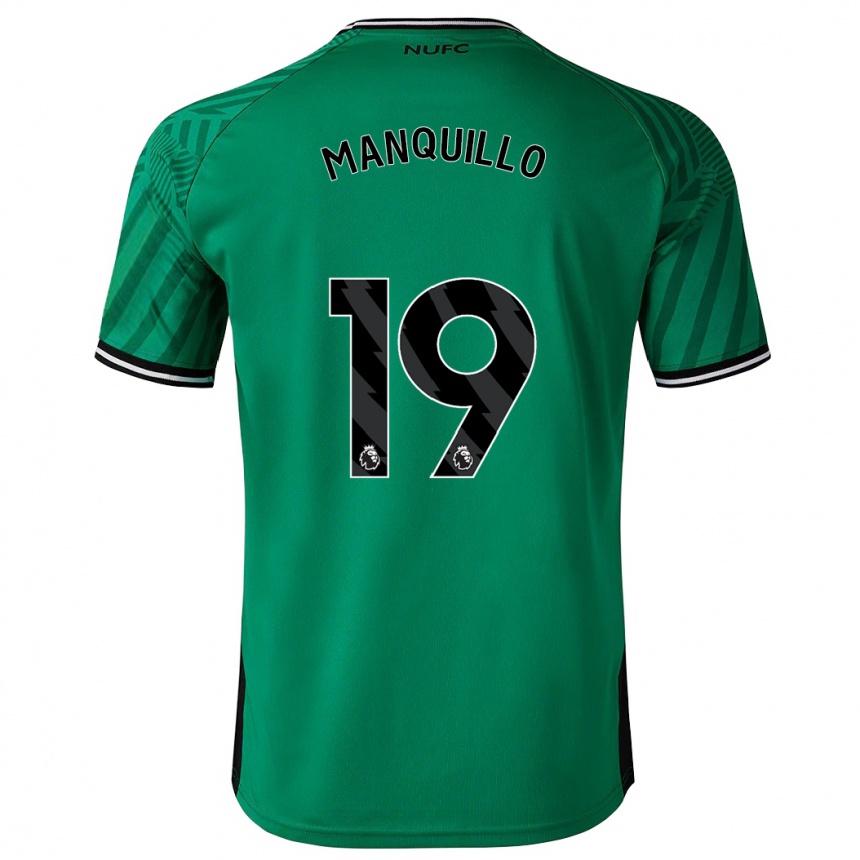 Niño Fútbol Camiseta Javier Manquillo #19 Verde 2ª Equipación 2023/24 México