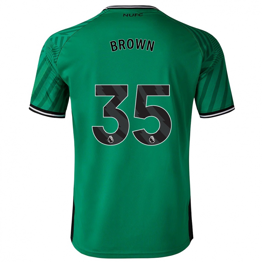 Niño Fútbol Camiseta Will Brown #35 Verde 2ª Equipación 2023/24 México