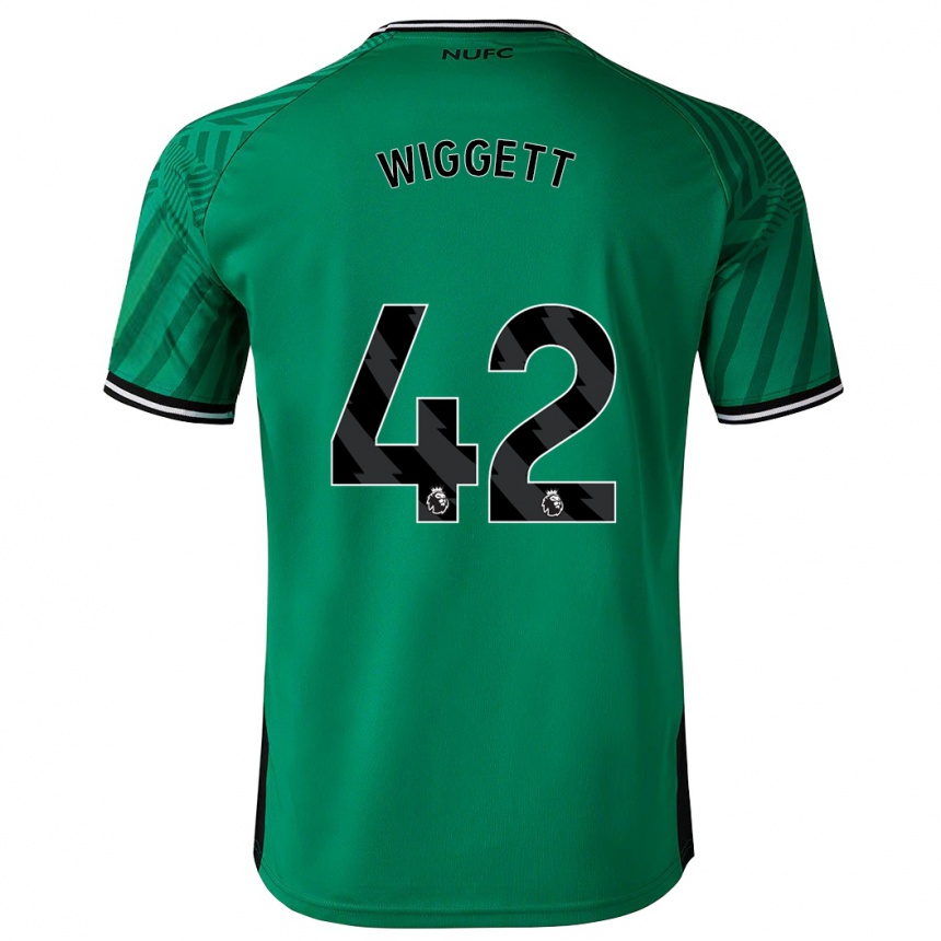 Niño Fútbol Camiseta Charlie Wiggett #42 Verde 2ª Equipación 2023/24 México