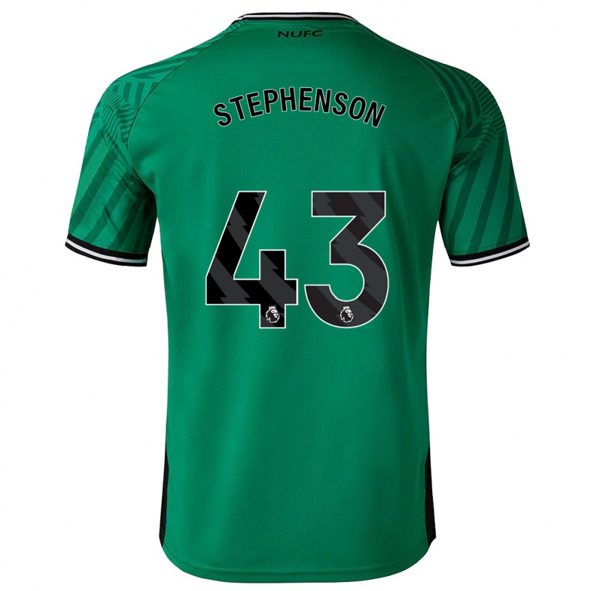 Niño Fútbol Camiseta Dylan Stephenson #43 Verde 2ª Equipación 2023/24 México