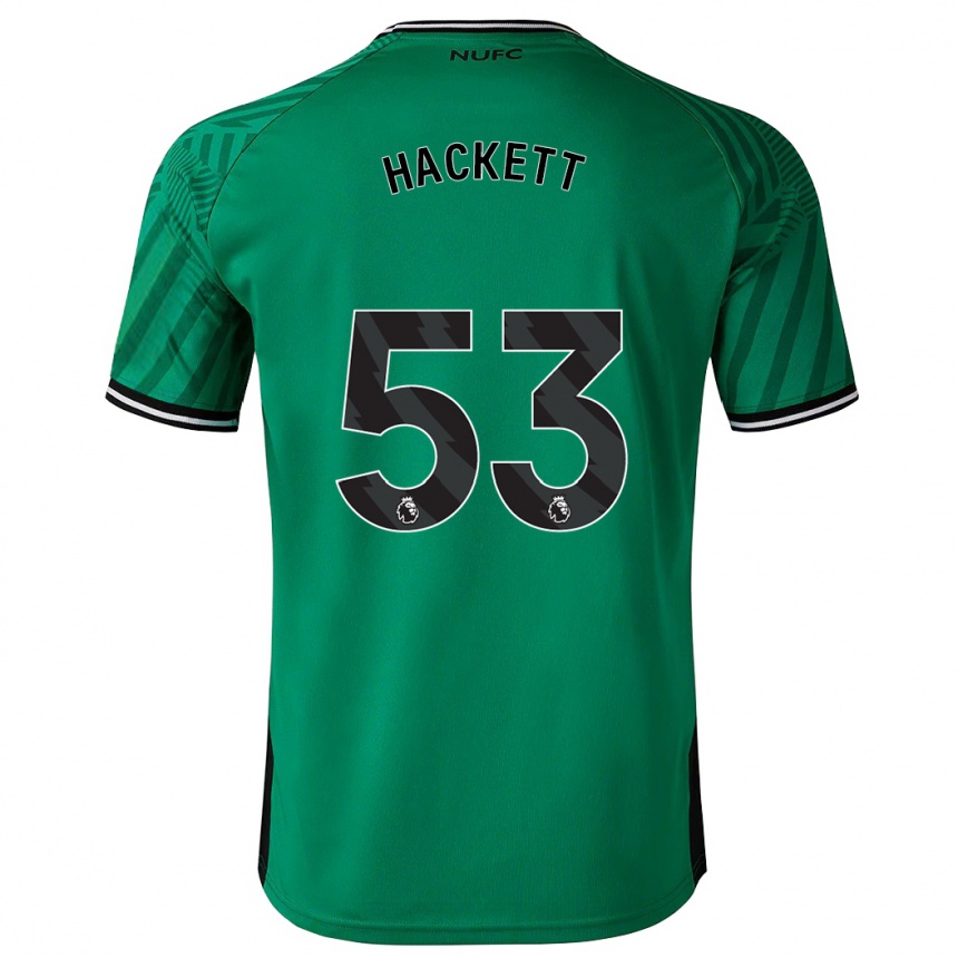 Niño Fútbol Camiseta Jordan Hackett #53 Verde 2ª Equipación 2023/24 México