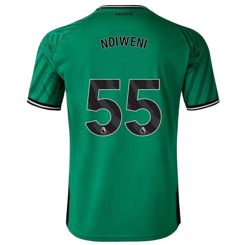 Niño Fútbol Camiseta Michael Ndiweni #55 Verde 2ª Equipación 2023/24 México