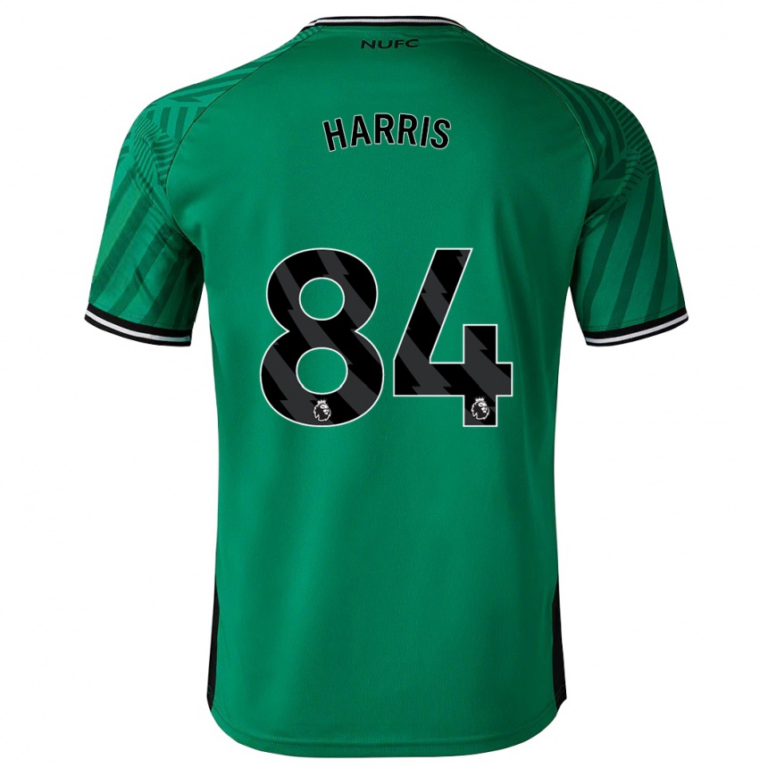 Niño Fútbol Camiseta Aidan Harris #84 Verde 2ª Equipación 2023/24 México