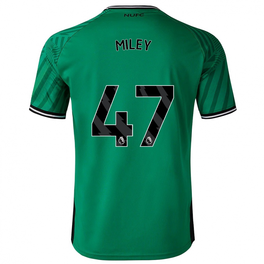 Niño Fútbol Camiseta Jamie Miley #47 Verde 2ª Equipación 2023/24 México