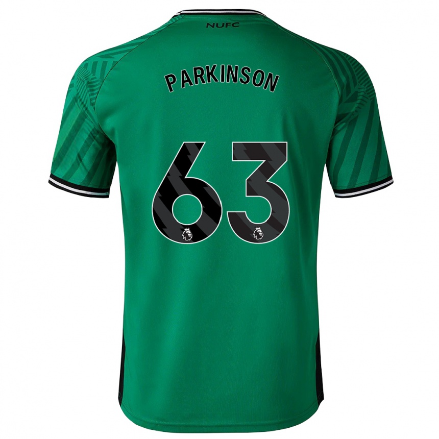 Niño Fútbol Camiseta Ben Parkinson #63 Verde 2ª Equipación 2023/24 México