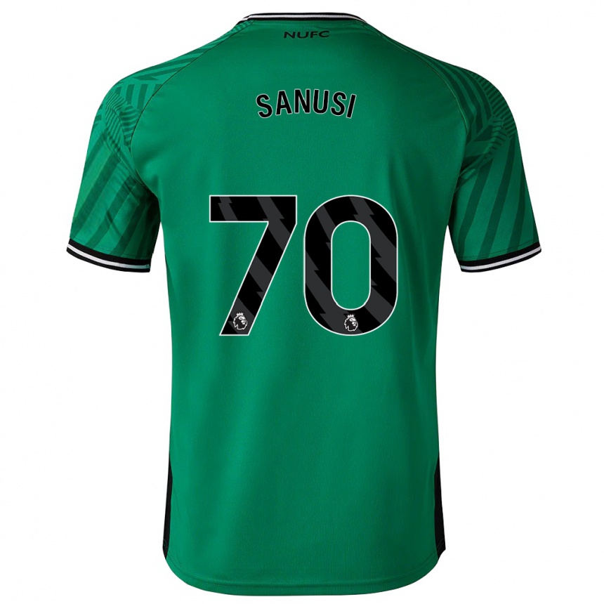 Niño Fútbol Camiseta Trevan Sanusi #70 Verde 2ª Equipación 2023/24 México