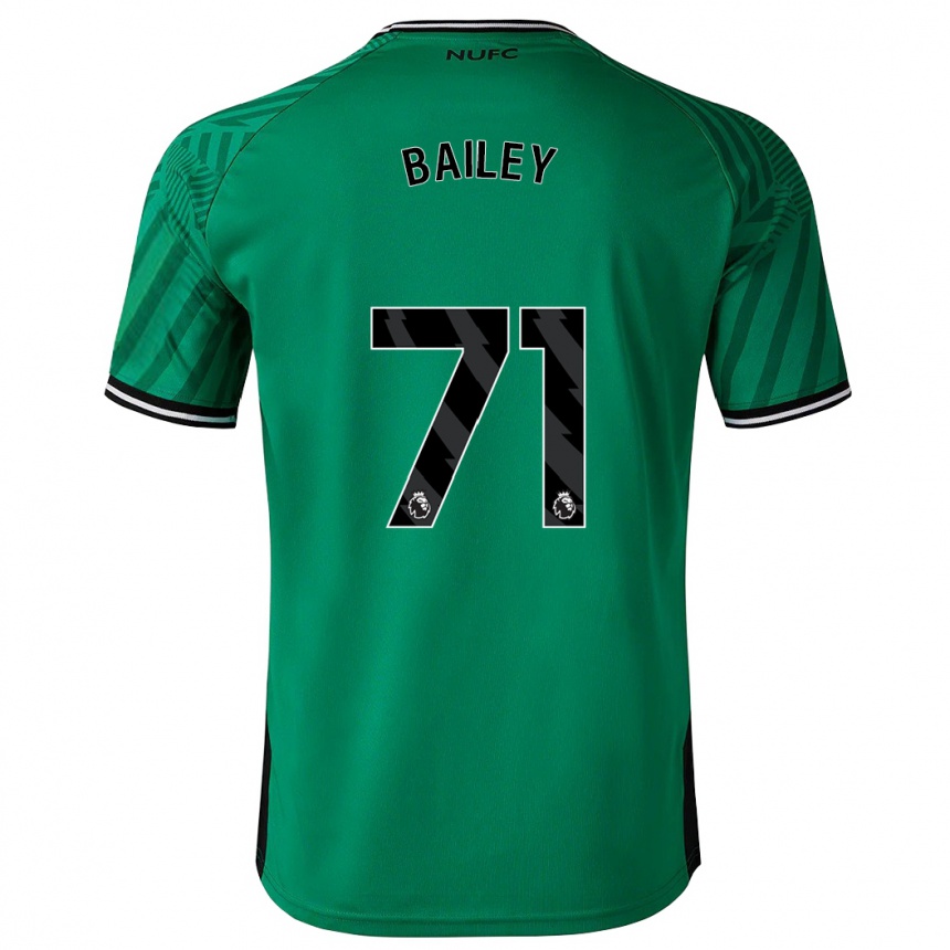 Niño Fútbol Camiseta Scott Bailey #71 Verde 2ª Equipación 2023/24 México