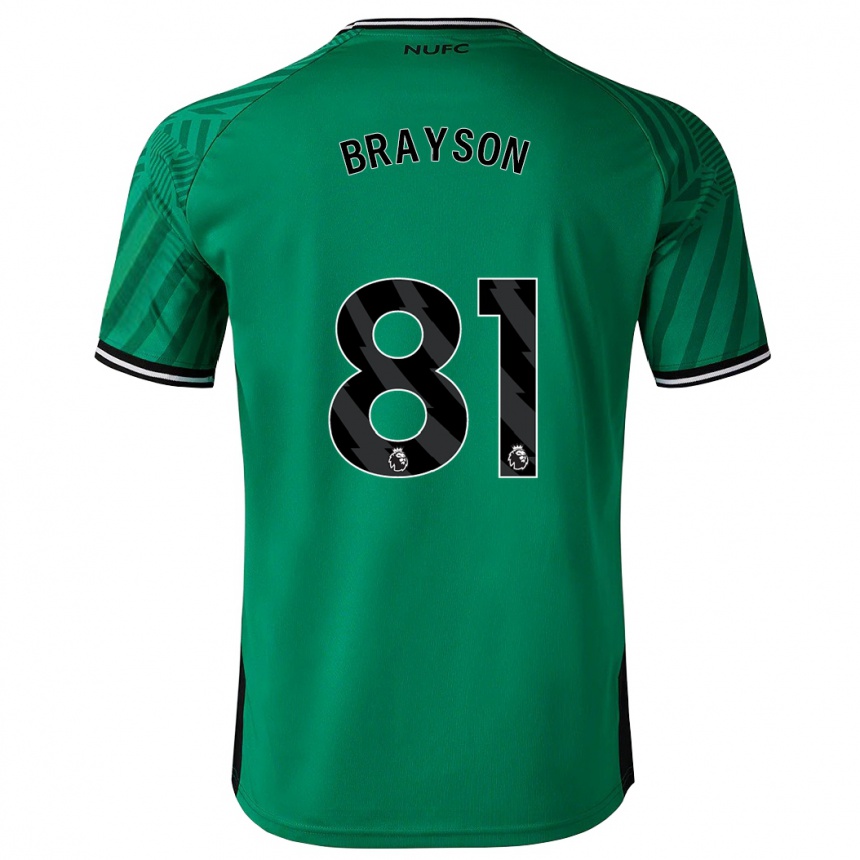 Niño Fútbol Camiseta Joe Brayson #81 Verde 2ª Equipación 2023/24 México