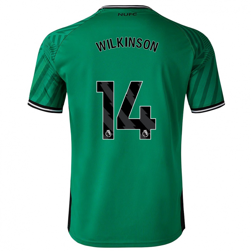 Niño Fútbol Camiseta Sharna Wilkinson #14 Verde 2ª Equipación 2023/24 México