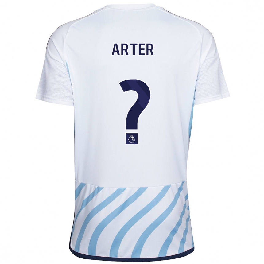 Niño Fútbol Camiseta Harry Arter #0 Blanco Azul 2ª Equipación 2023/24 México