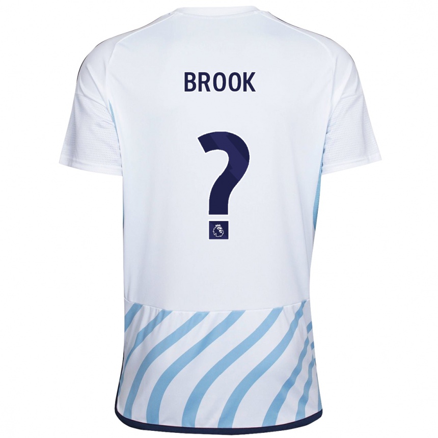 Niño Fútbol Camiseta Will Brook #0 Blanco Azul 2ª Equipación 2023/24 México