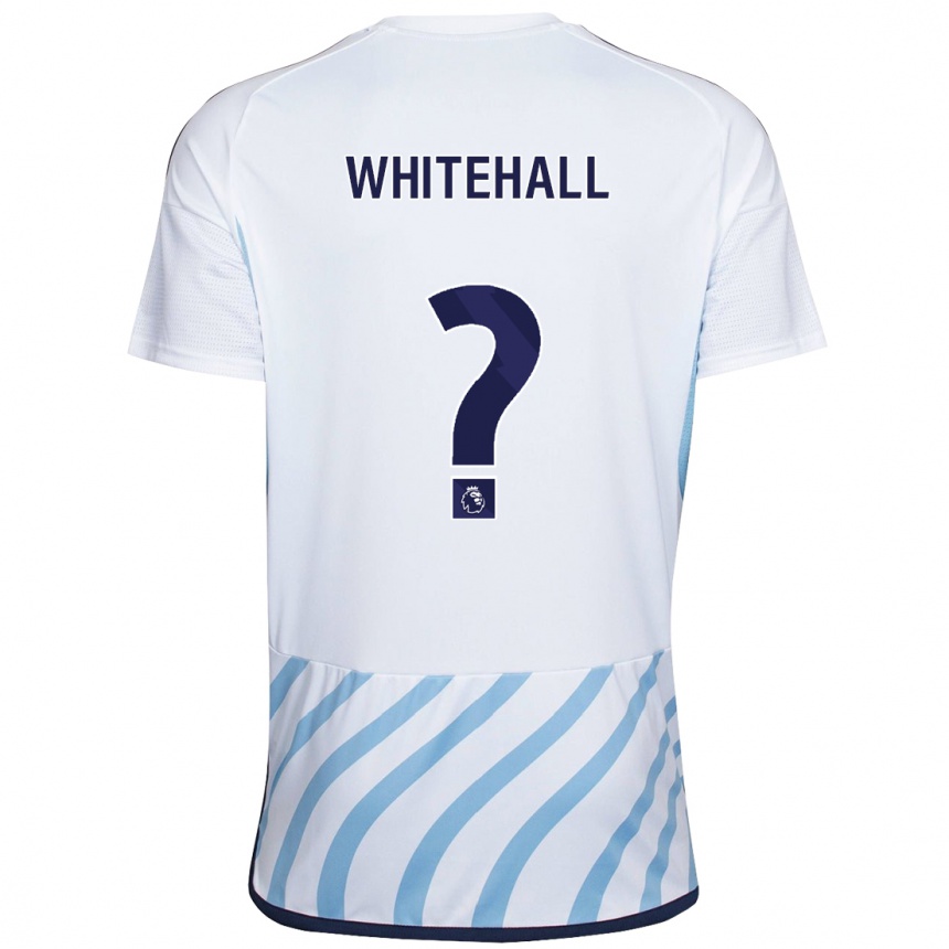 Niño Fútbol Camiseta Archie Whitehall #0 Blanco Azul 2ª Equipación 2023/24 México