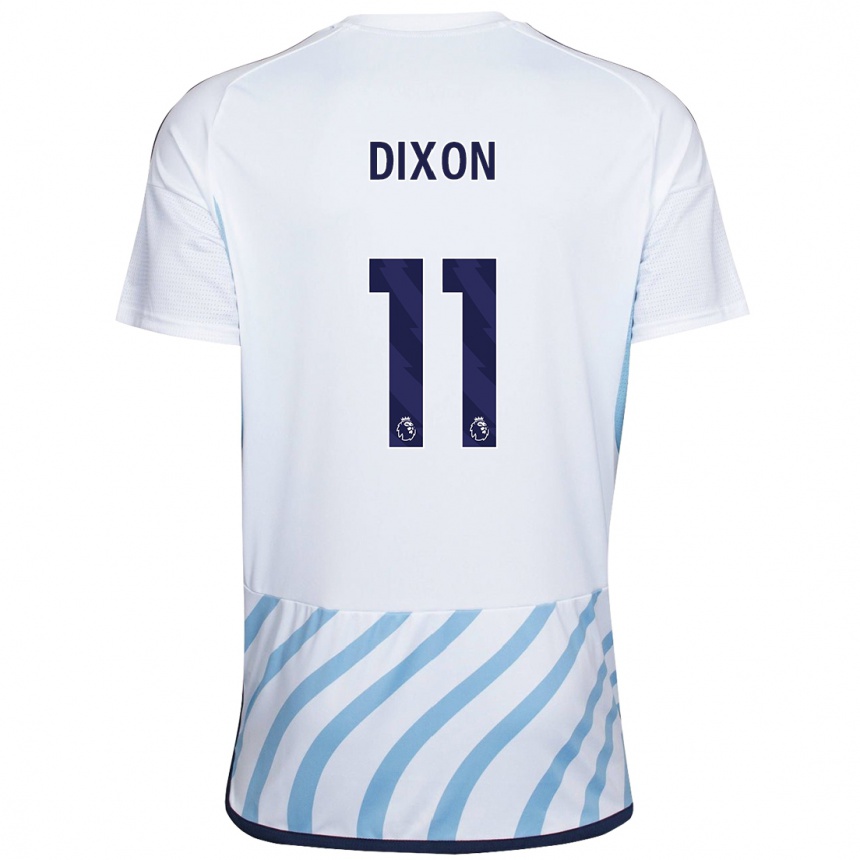 Niño Fútbol Camiseta Chloe Dixon #11 Blanco Azul 2ª Equipación 2023/24 México