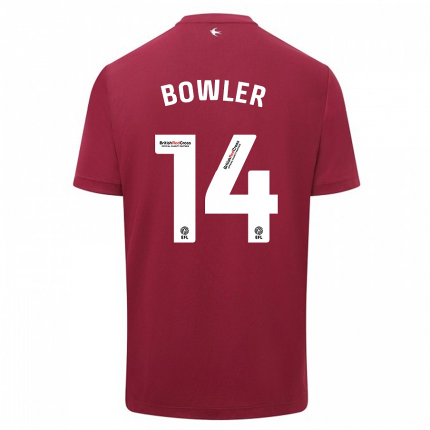 Niño Fútbol Camiseta Josh Bowler #14 Rojo 2ª Equipación 2023/24 México