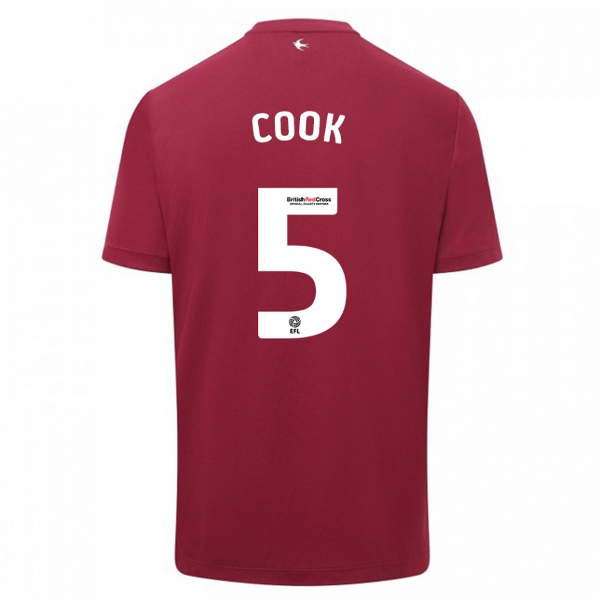 Niño Fútbol Camiseta Freddie Cook #5 Rojo 2ª Equipación 2023/24 México