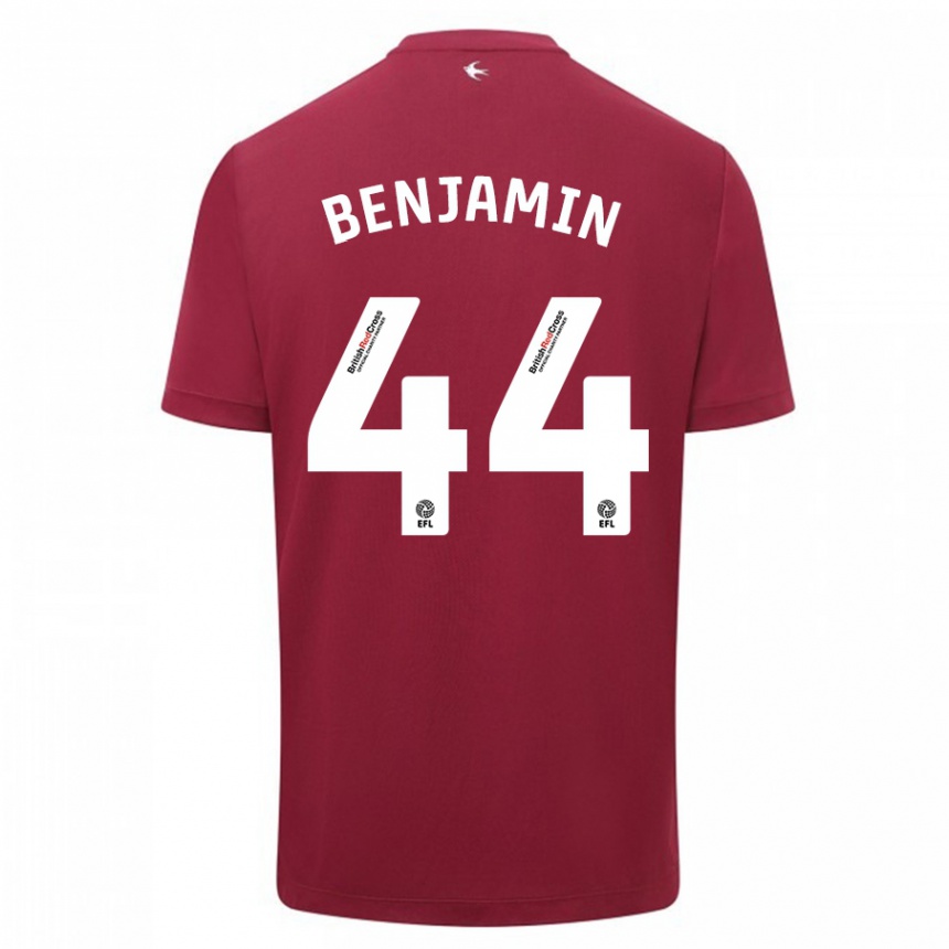 Niño Fútbol Camiseta Xavier Benjamin #44 Rojo 2ª Equipación 2023/24 México