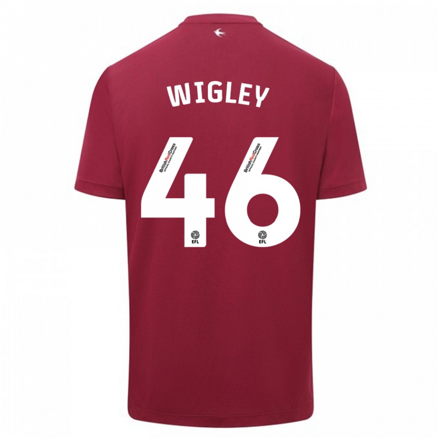 Niño Fútbol Camiseta Morgan Wigley #46 Rojo 2ª Equipación 2023/24 México