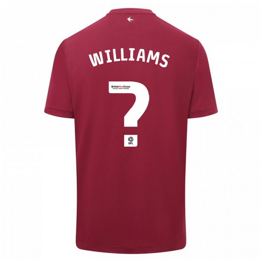 Niño Fútbol Camiseta Noah Williams #0 Rojo 2ª Equipación 2023/24 México