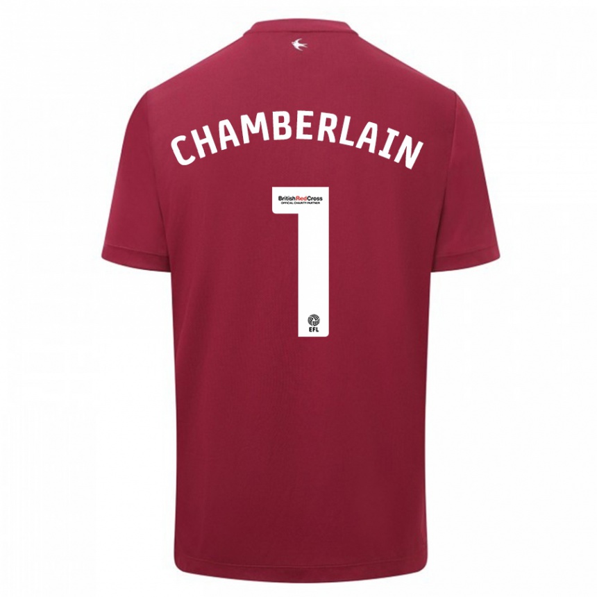 Niño Fútbol Camiseta Ceryn Chamberlain #1 Rojo 2ª Equipación 2023/24 México