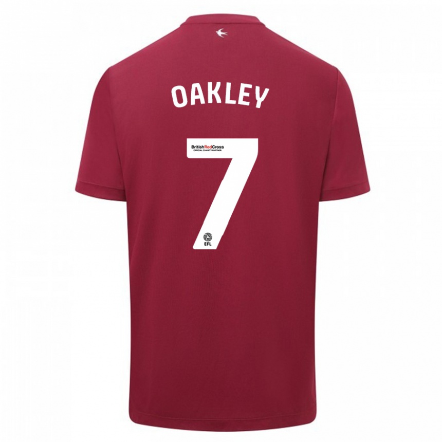 Niño Fútbol Camiseta Rhianne Oakley #7 Rojo 2ª Equipación 2023/24 México