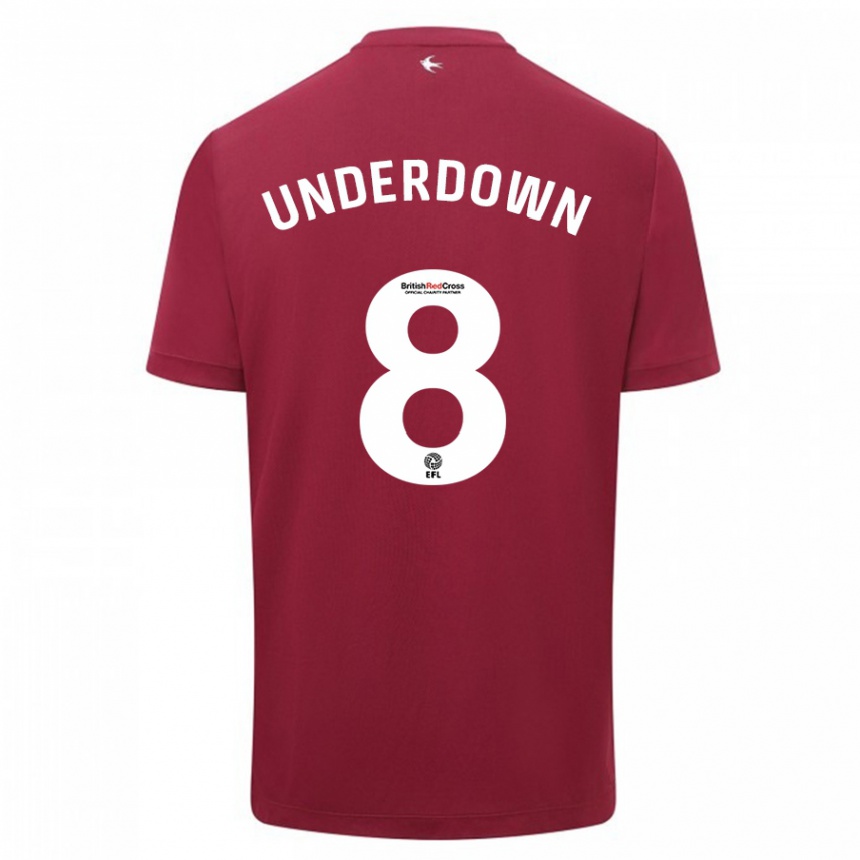 Niño Fútbol Camiseta Kanisha Underdown #8 Rojo 2ª Equipación 2023/24 México