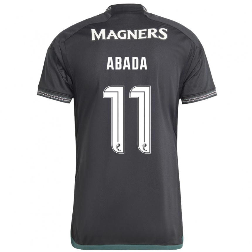 Niño Fútbol Camiseta Liel Abada #11 Negro 2ª Equipación 2023/24 México
