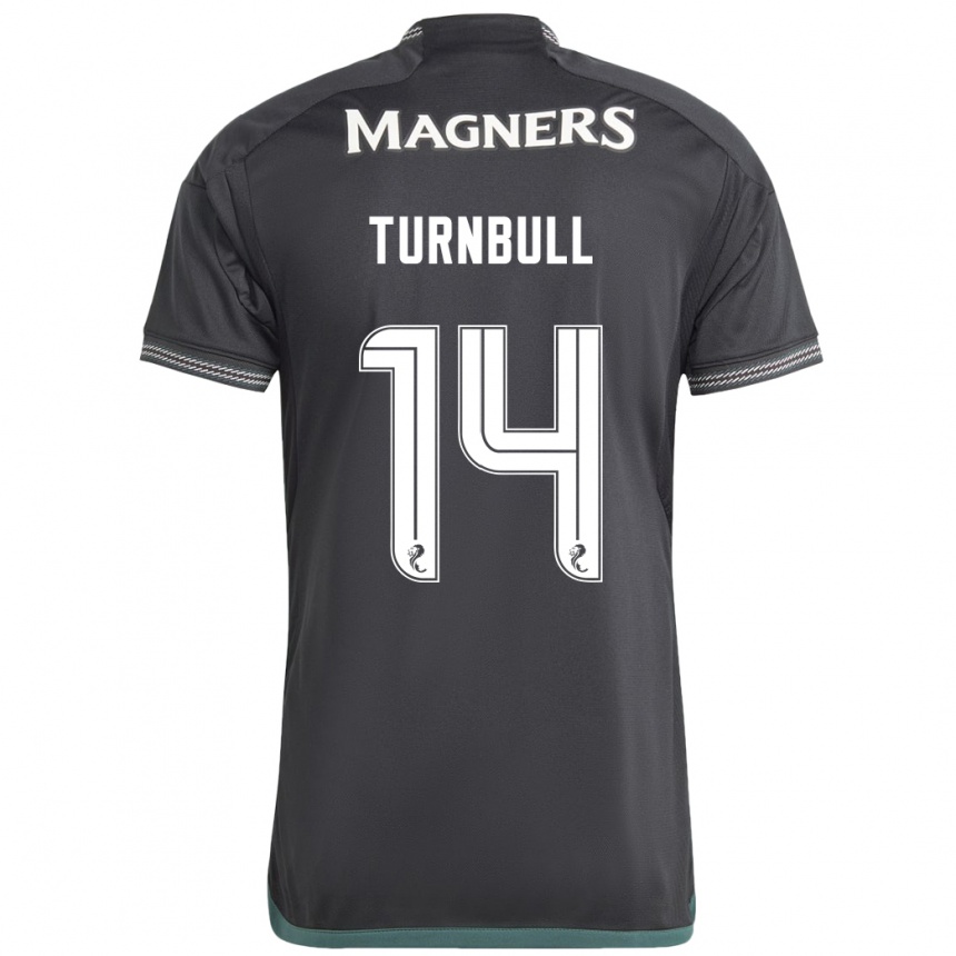 Niño Fútbol Camiseta David Turnbull #14 Negro 2ª Equipación 2023/24 México