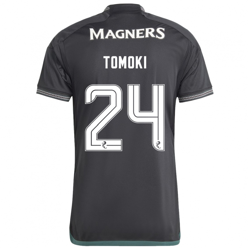 Niño Fútbol Camiseta Tomoki Iwata #24 Negro 2ª Equipación 2023/24 México