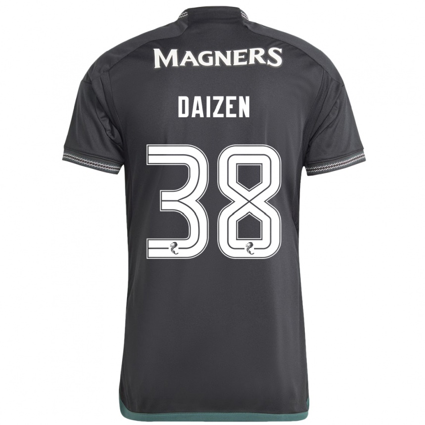 Niño Fútbol Camiseta Daizen Maeda #38 Negro 2ª Equipación 2023/24 México