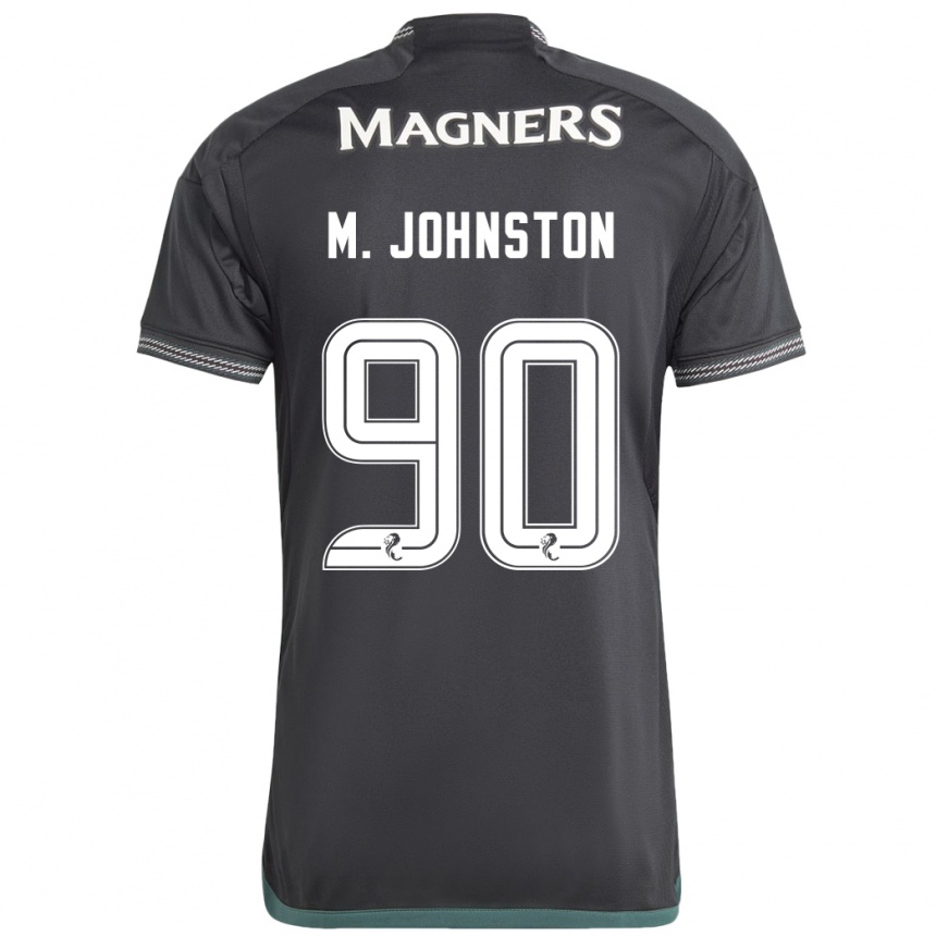 Niño Fútbol Camiseta Mikey Johnston #90 Negro 2ª Equipación 2023/24 México