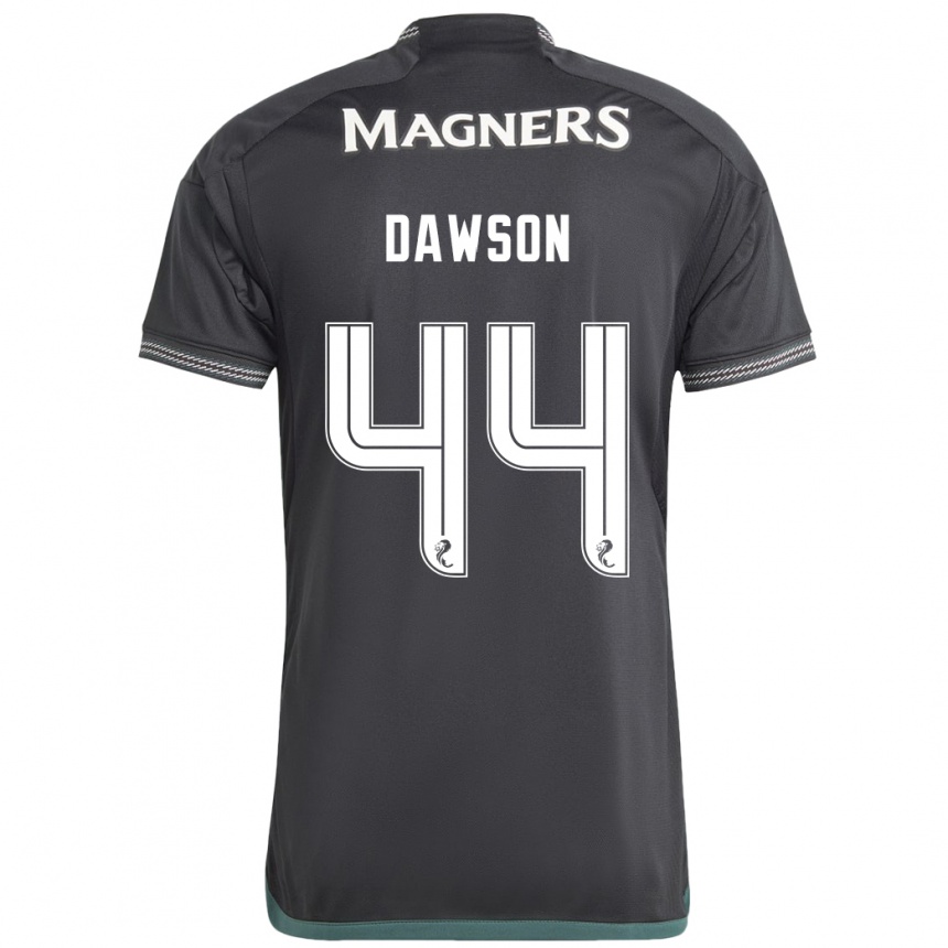 Niño Fútbol Camiseta Joey Dawson #44 Negro 2ª Equipación 2023/24 México