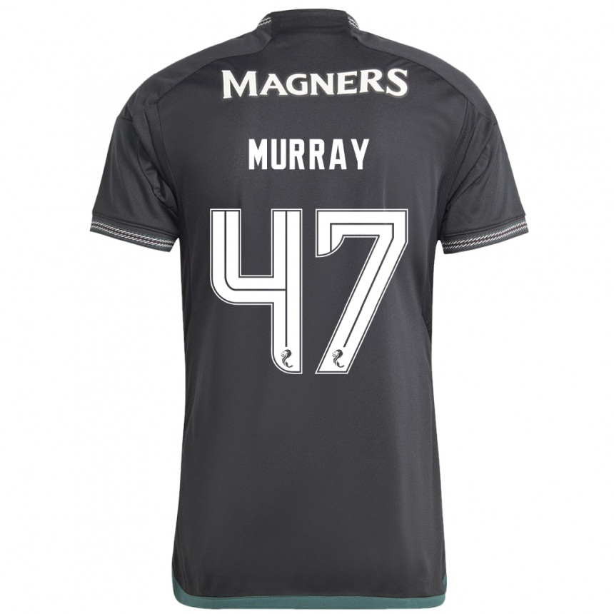 Niño Fútbol Camiseta Dane Murray #47 Negro 2ª Equipación 2023/24 México